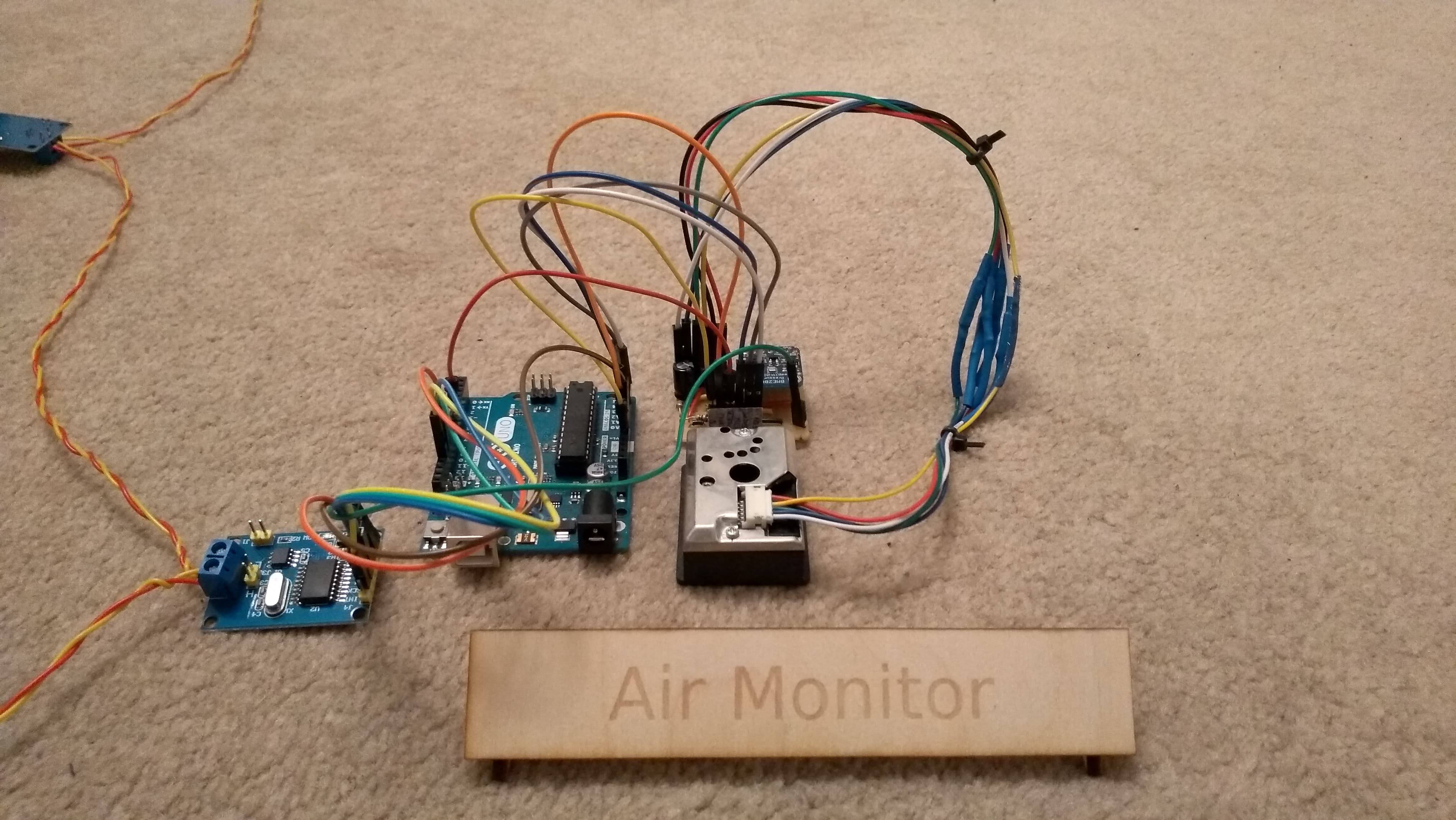 Image of completed air sensor